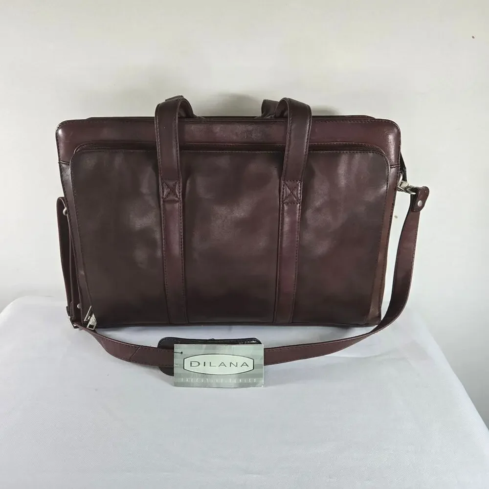 Dilana Executive Series Leather Briefcase.